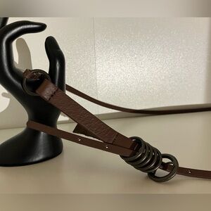 Eileen fisher leather belt XL